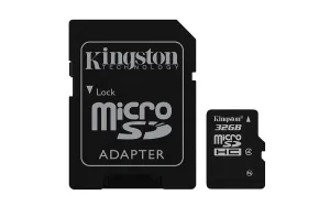 32GB Micro SD card with adaptor Class 10