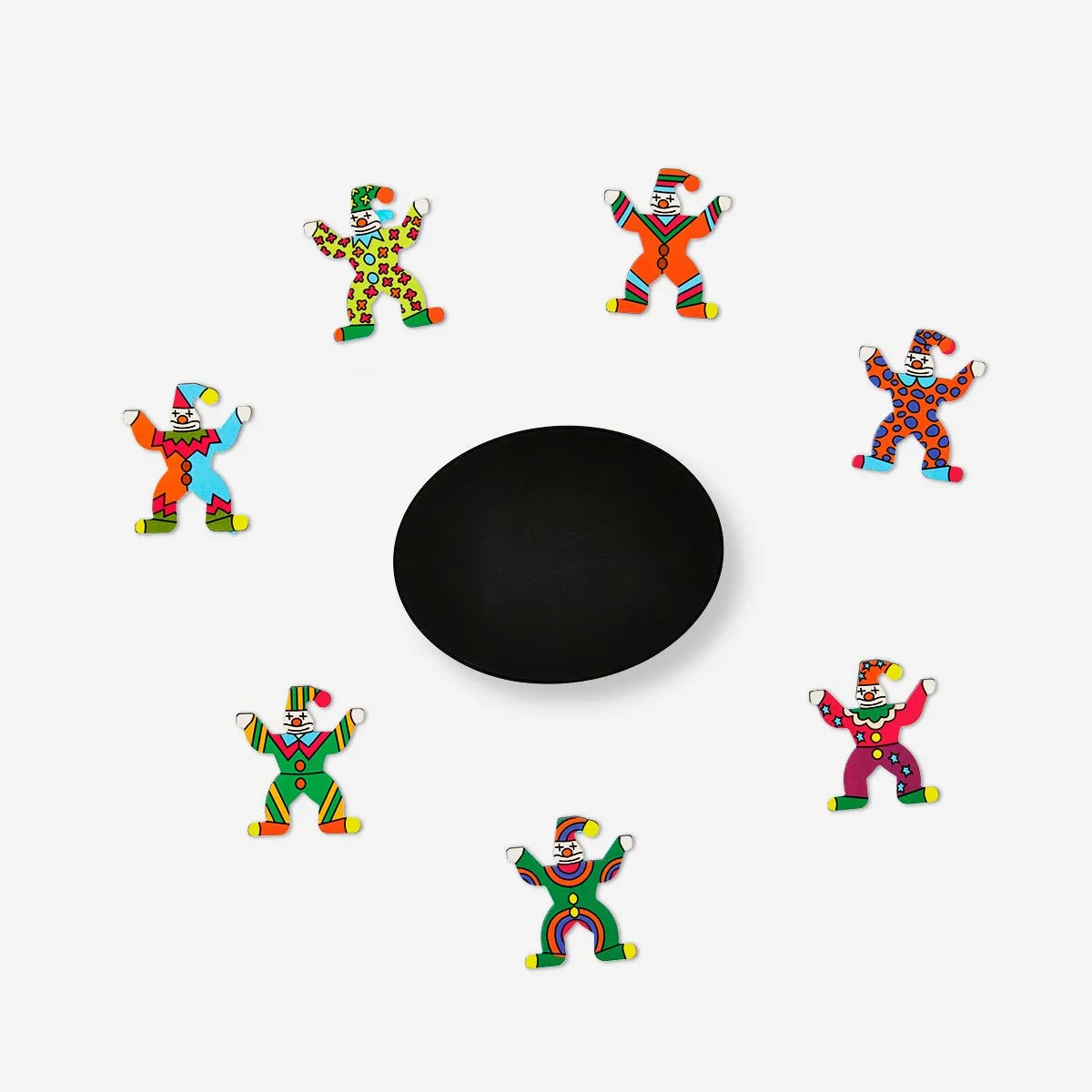 Balancing clowns