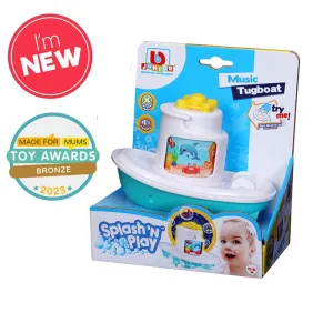 BB Junior Splash 'n' Play Music Tugboat Bath Toy