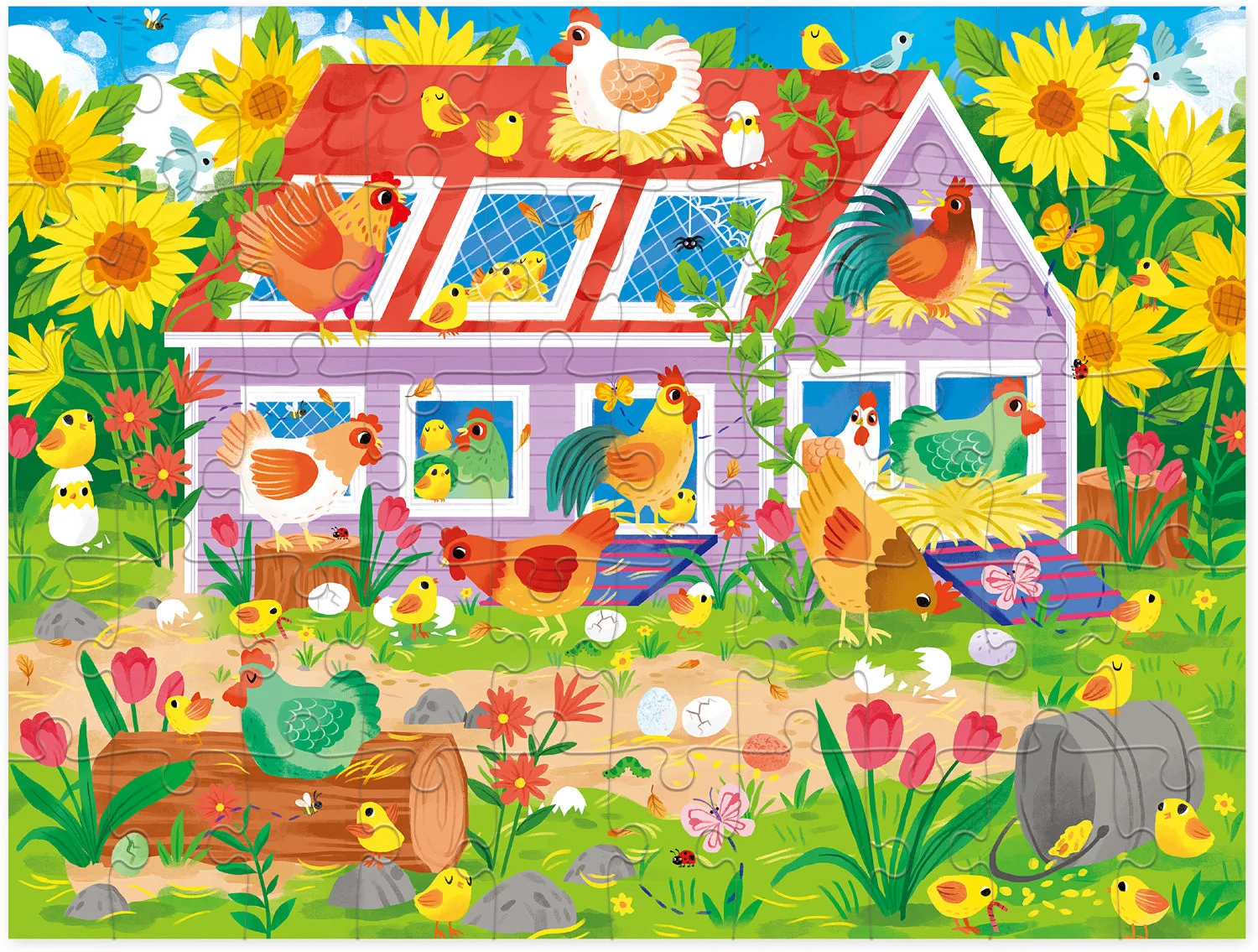 Chicken Coop 50 pc Puzzle