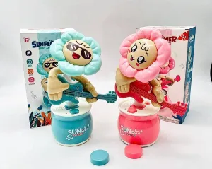 Dancing Repeating Sunflower Musical Toy