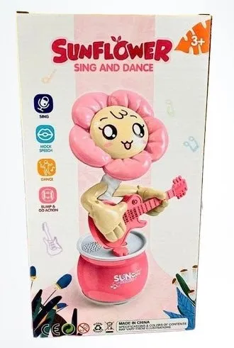 Dancing Repeating Sunflower Musical Toy