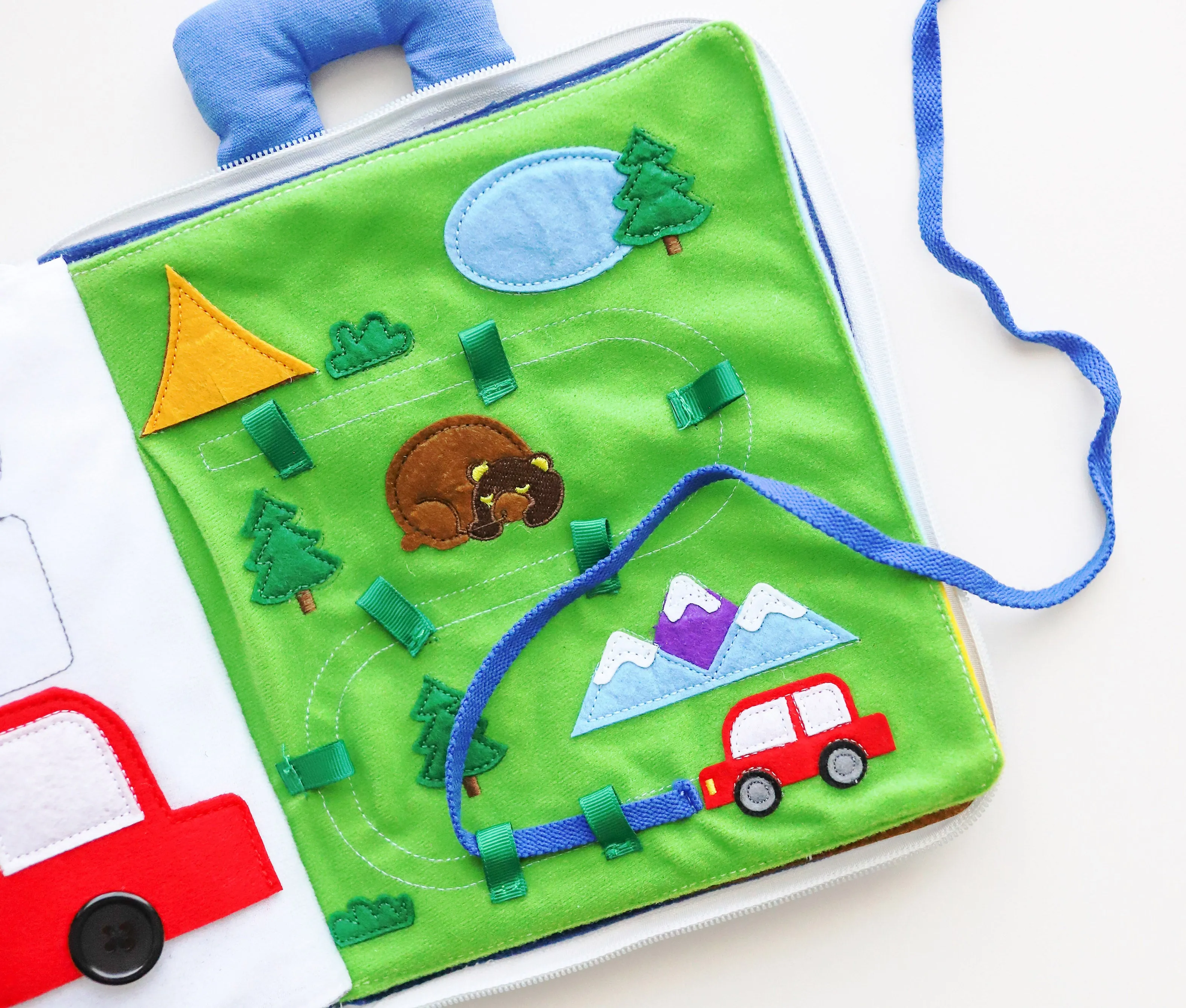Fabric Activity Book | Away We Go