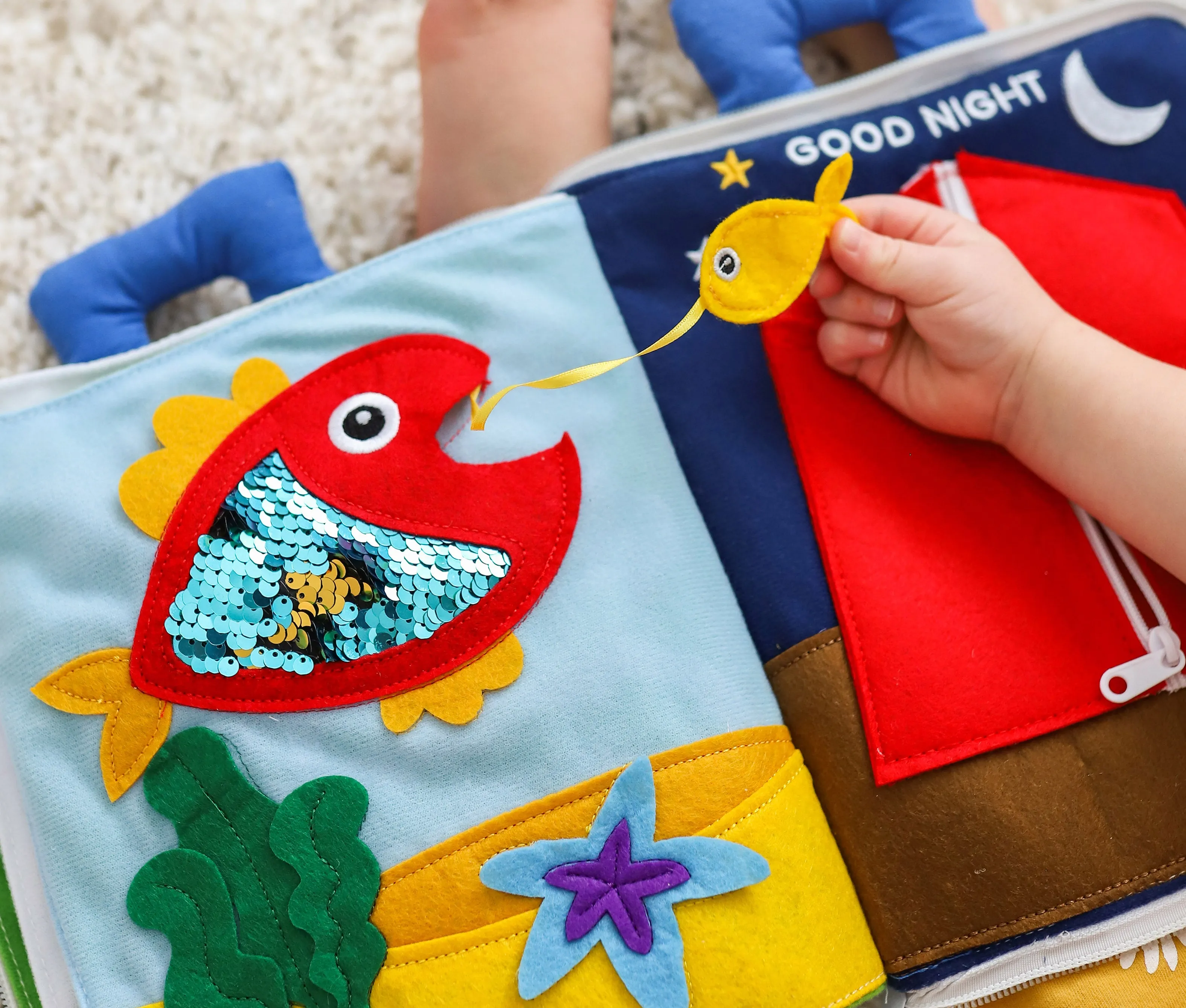 Fabric Activity Book | Away We Go