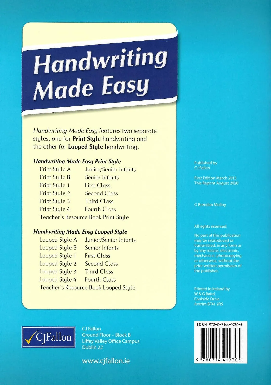 Handwriting Made Easy - Looped Style 4