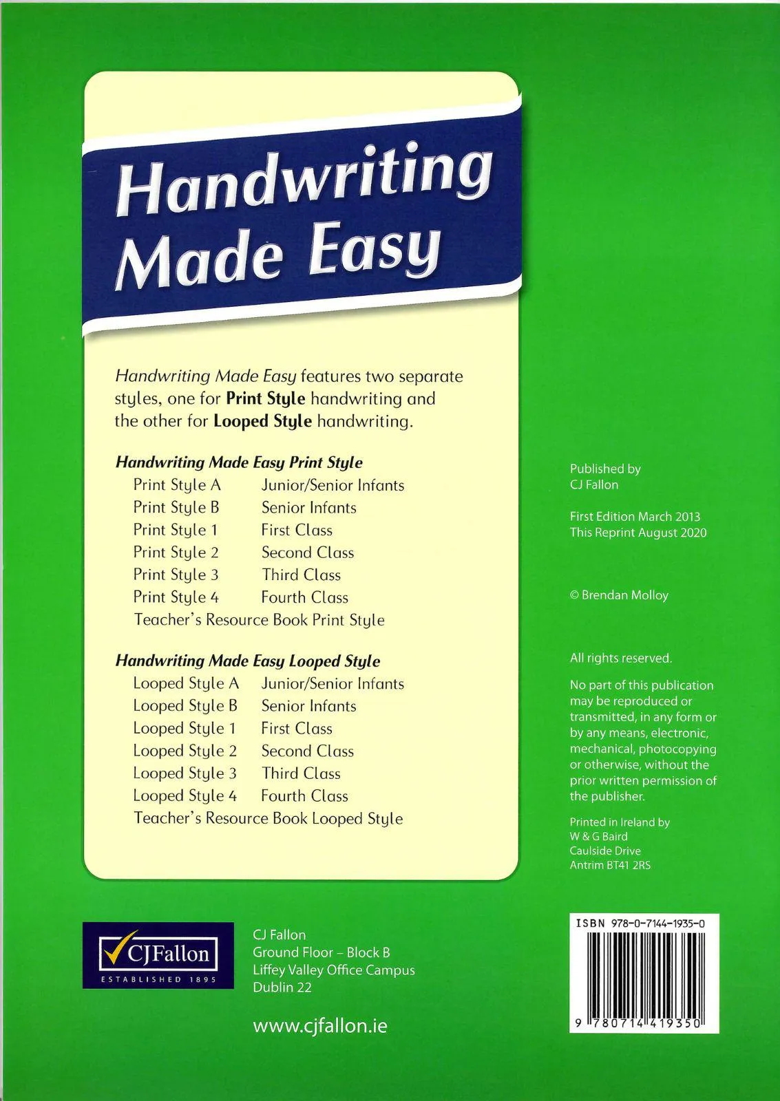 Handwriting Made Easy - Print Style 3