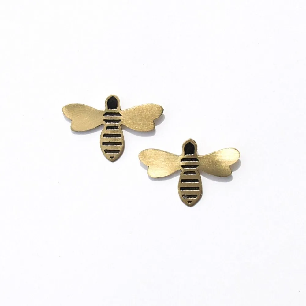 Honey Bee Stud Earrings