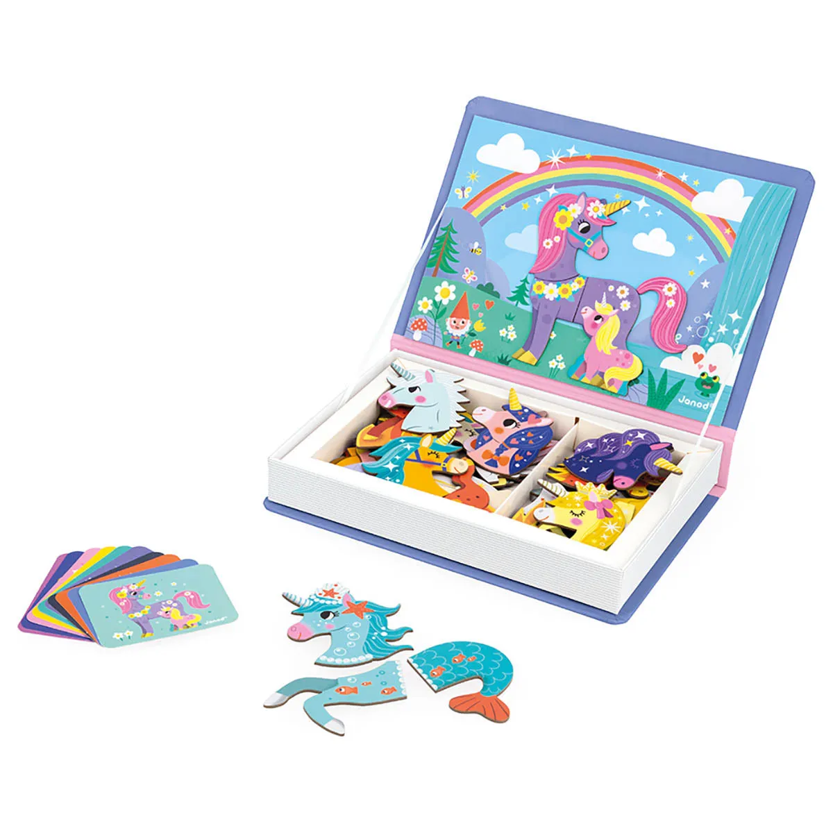Janod Unicorns Magnéti'Book