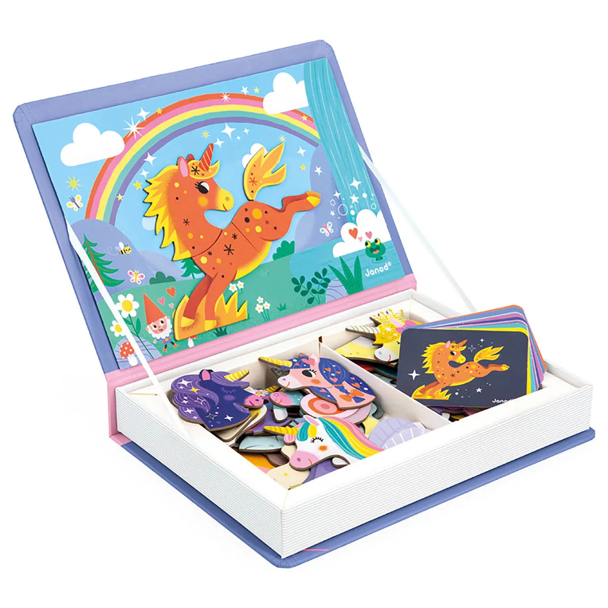 Janod Unicorns Magnéti'Book