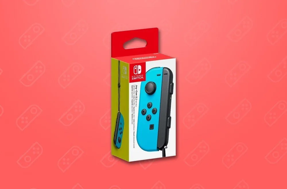 Joy-Con Left (Neon Blue)