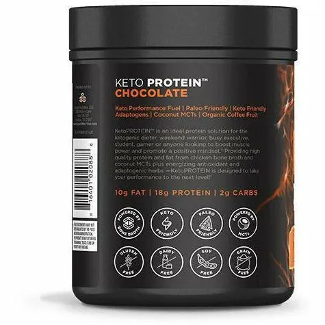 Keto Protein Chocolate 17 serv By Ancient Nutrition