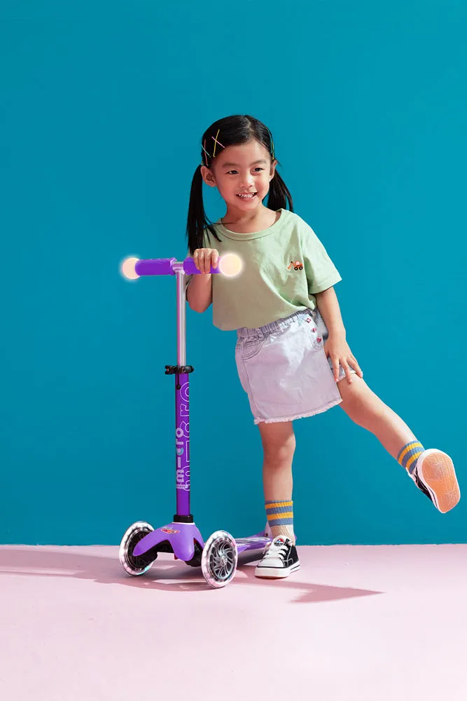 Magic Mini Deluxe LED Scooter - Purple