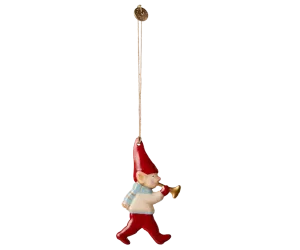 Maileg Metal ornament, Pixy - Trumpet