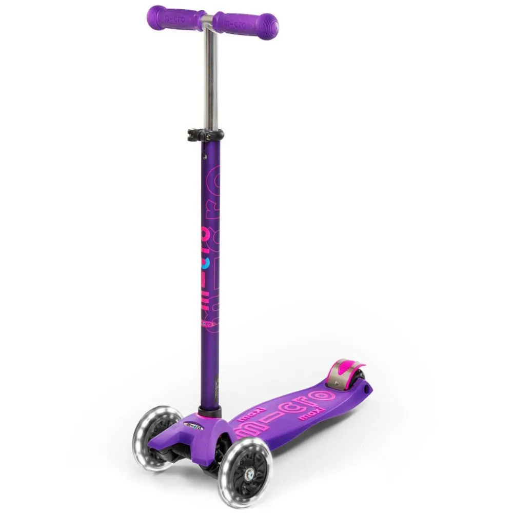 Maxi Deluxe LED Scooter - Purple