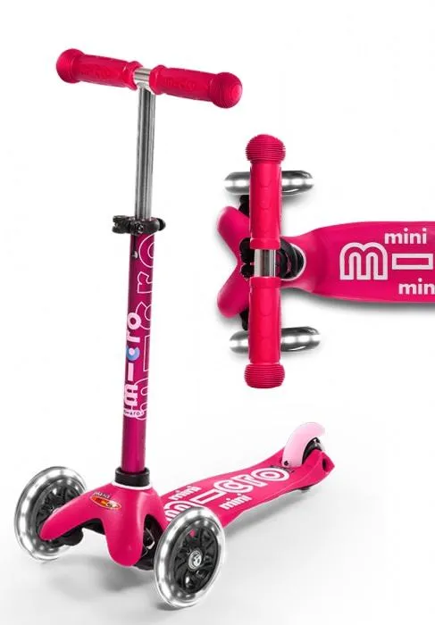 Mini Deluxe LED Scooter - Pink