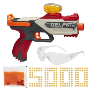 Nerf Pro Gelfire Legion Spring Action Blaster, 5000 Gelfire Rounds, 130 Round Hopper, Protective Eyewear, Slam Fire, Ages 14 