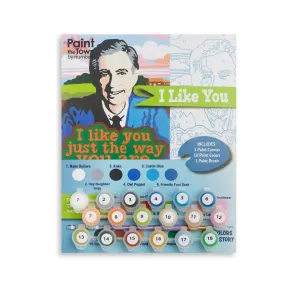 Paint the Town By Number™ 8" x 10" - Mr. Rogers