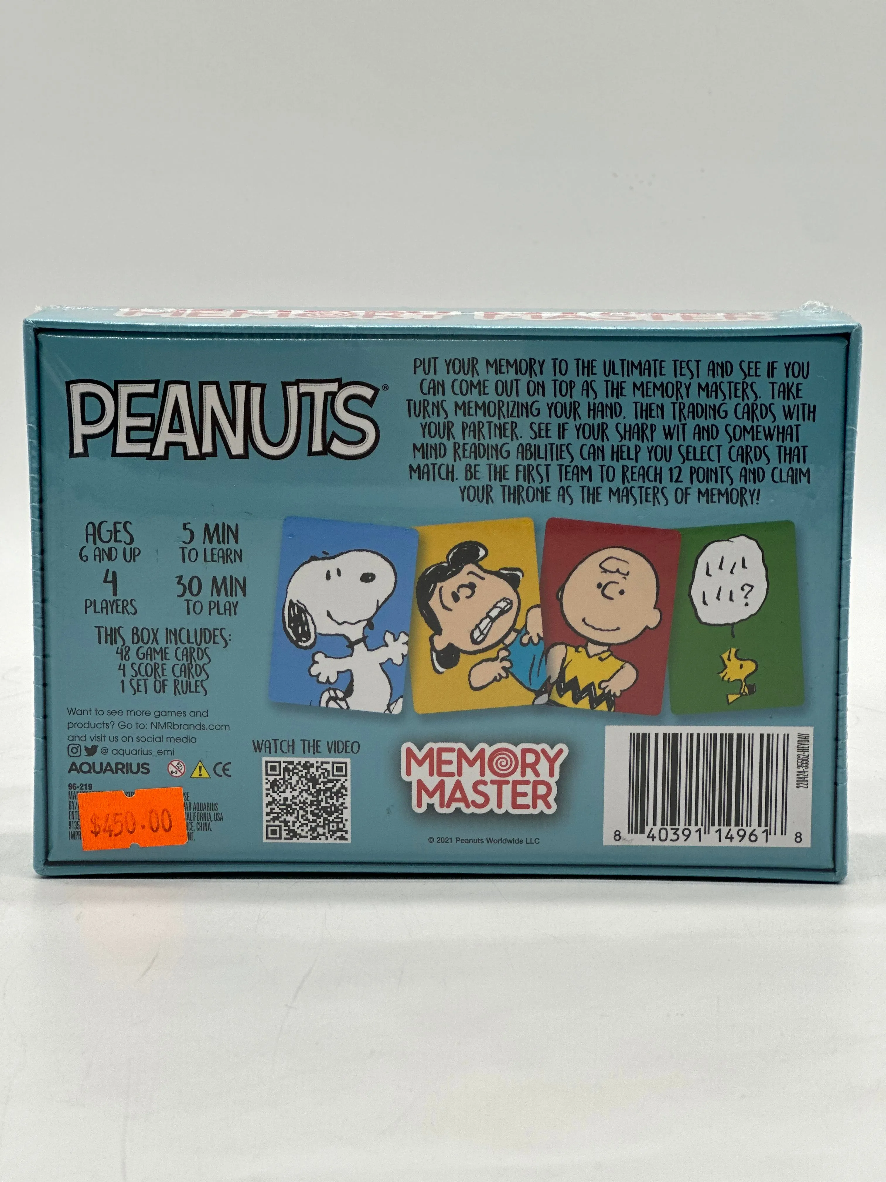 Peanuts Memory Master