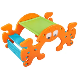 Phanty Pic-N-Rock, Indoor/Outdoor Multipurpose Picnic Table and Seesaw