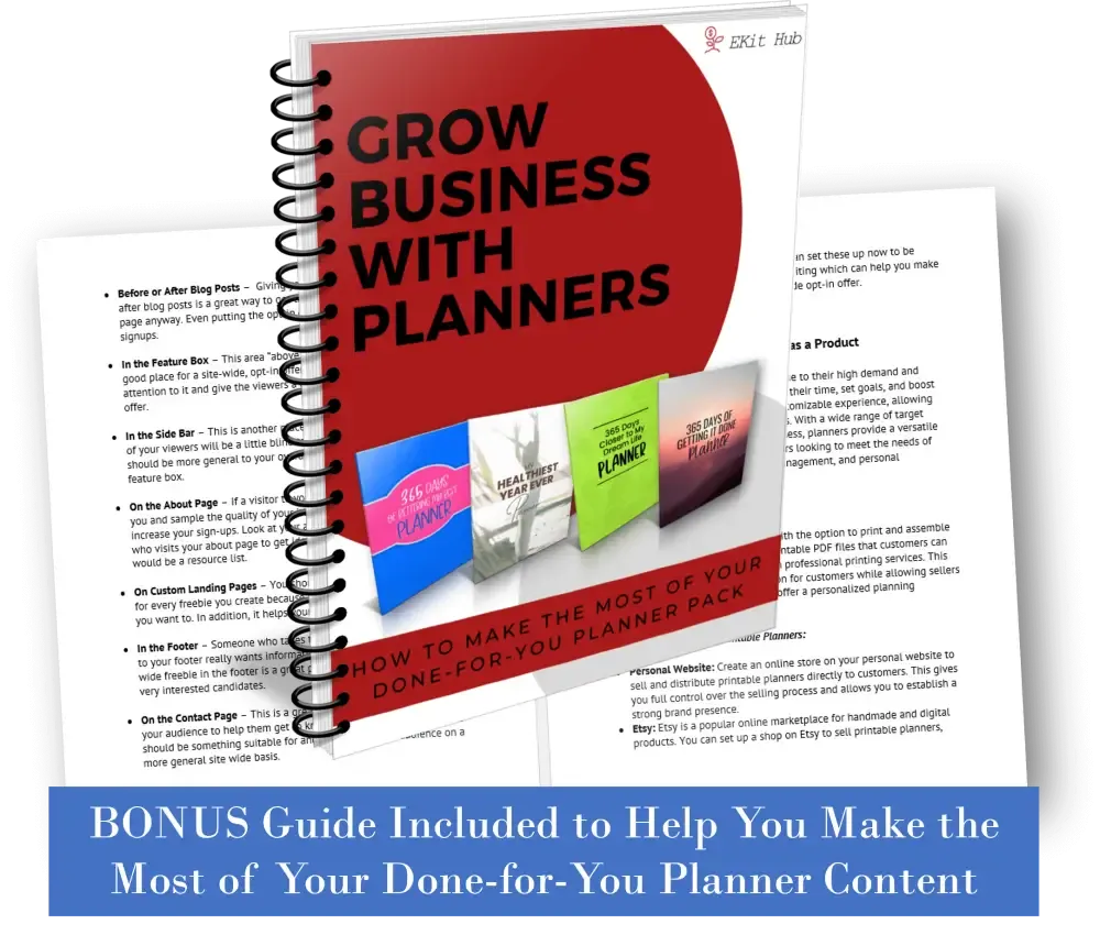 Premium Fitness Planner - PLR with Canva Template