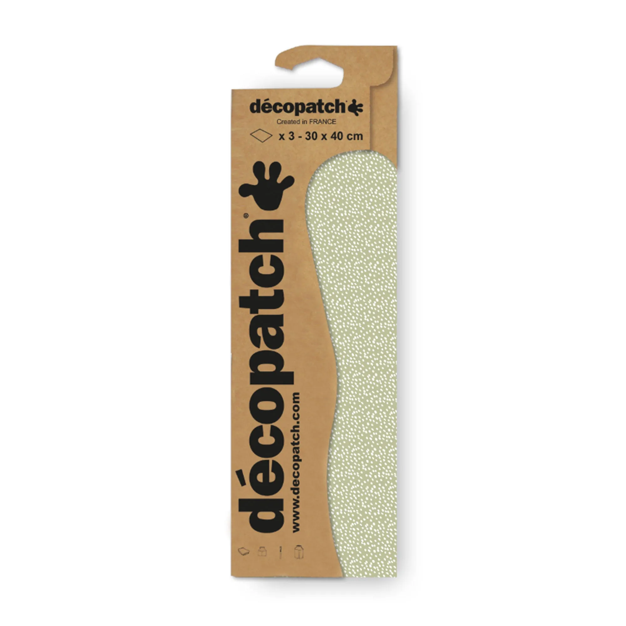 Printed Paper - Green/White Spots