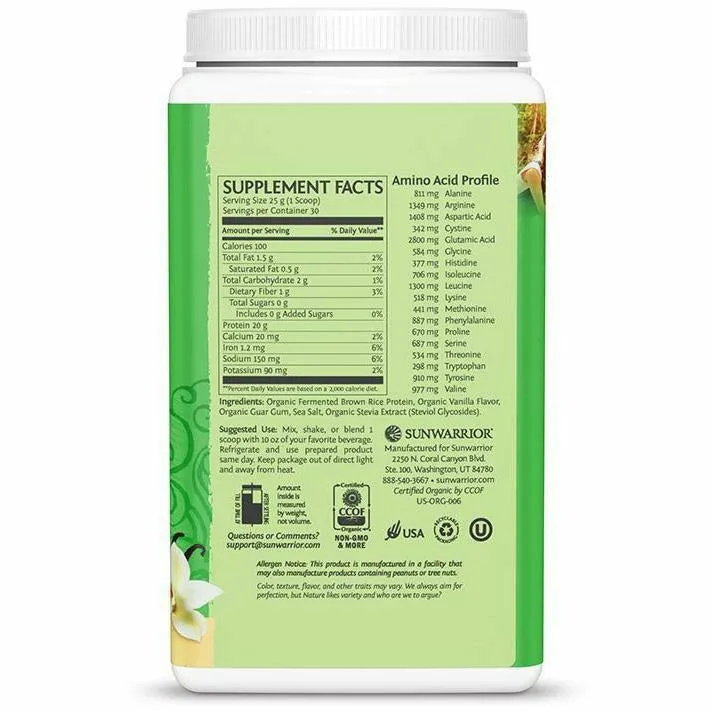 Protein Classic 30 Servings by Sunwarrior