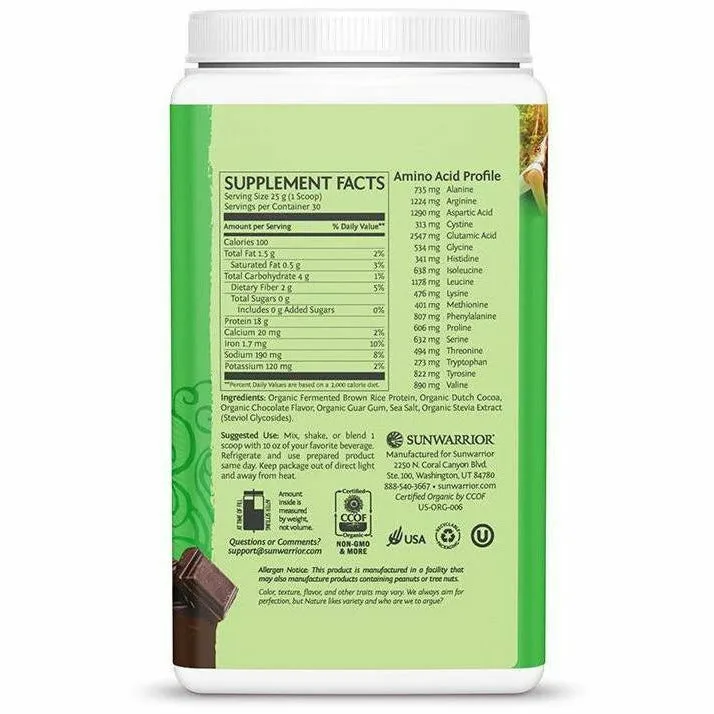 Protein Classic 30 Servings by Sunwarrior