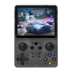 R35S l Retro Video Game Console 64GB Mini Handheld Gameboy Built in 8000  Classic Games   PSP Games 3.5-inch IPS Screen Dual 3D Joystick