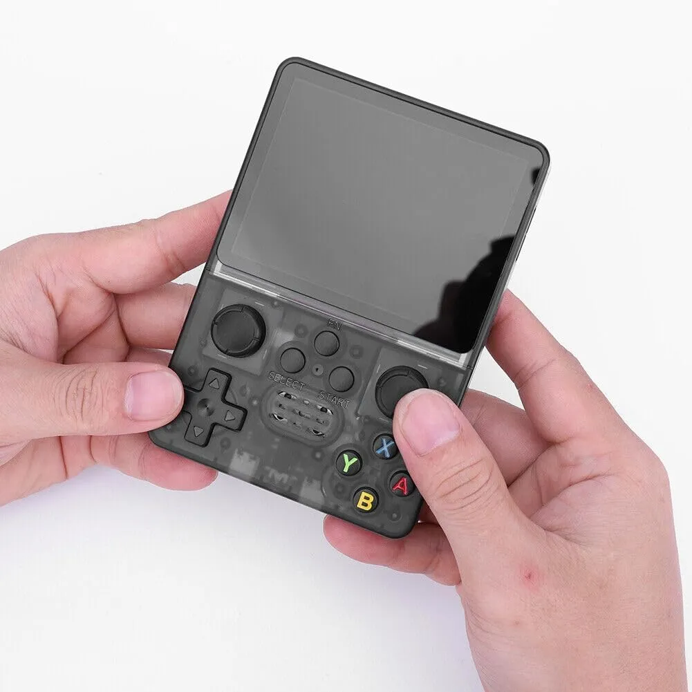 R35S l Retro Video Game Console 64GB Mini Handheld Gameboy Built in 8000  Classic Games   PSP Games 3.5-inch IPS Screen Dual 3D Joystick