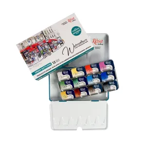 ROSA Gallery Watercolour Pan Set - Urban Sketching 12