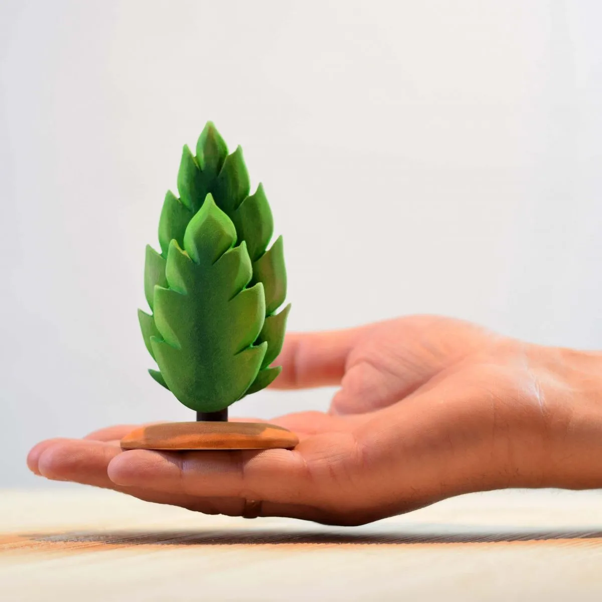 Small Wooden Thuja Tree - Summer