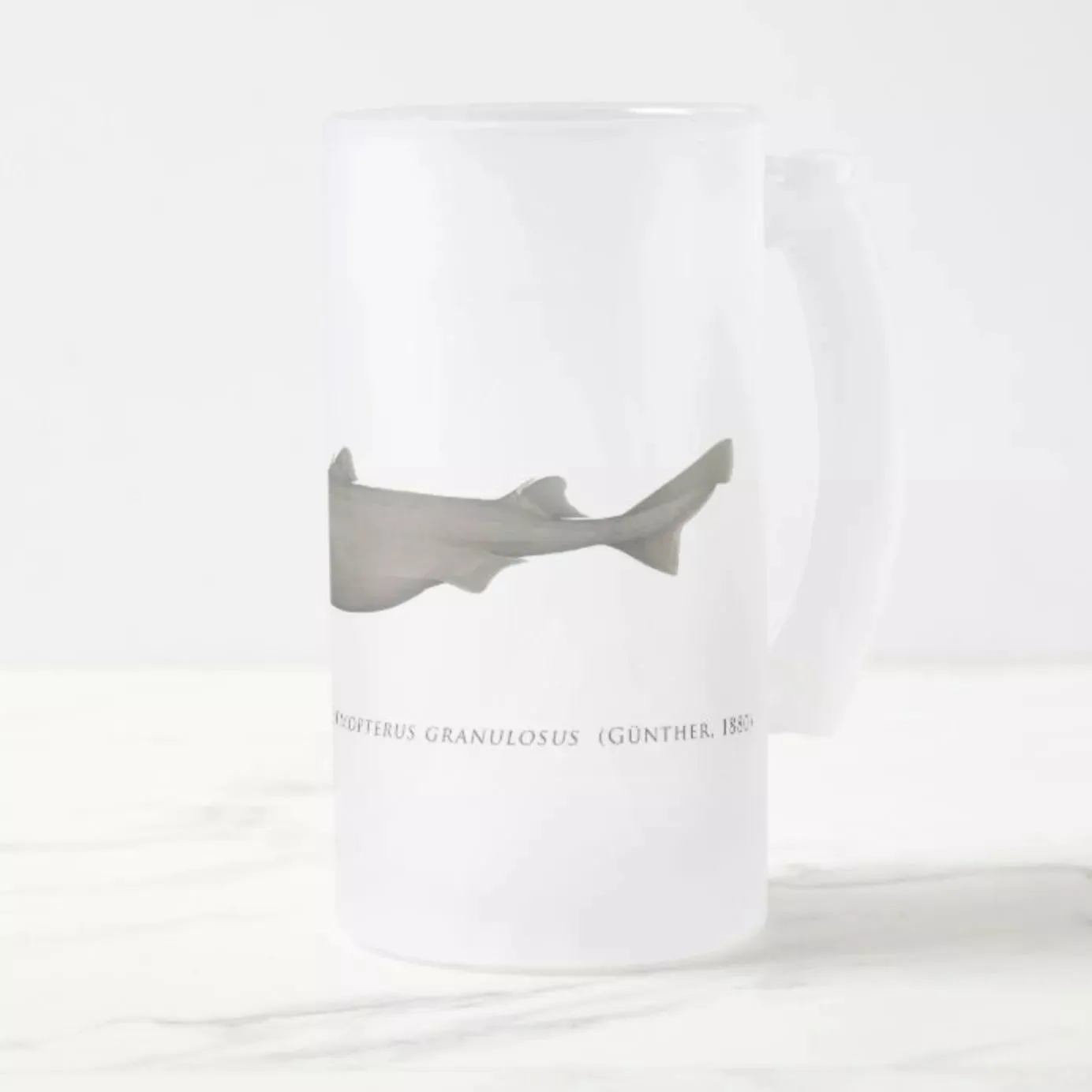Southern Lanternshark - Frosted Glass Stein