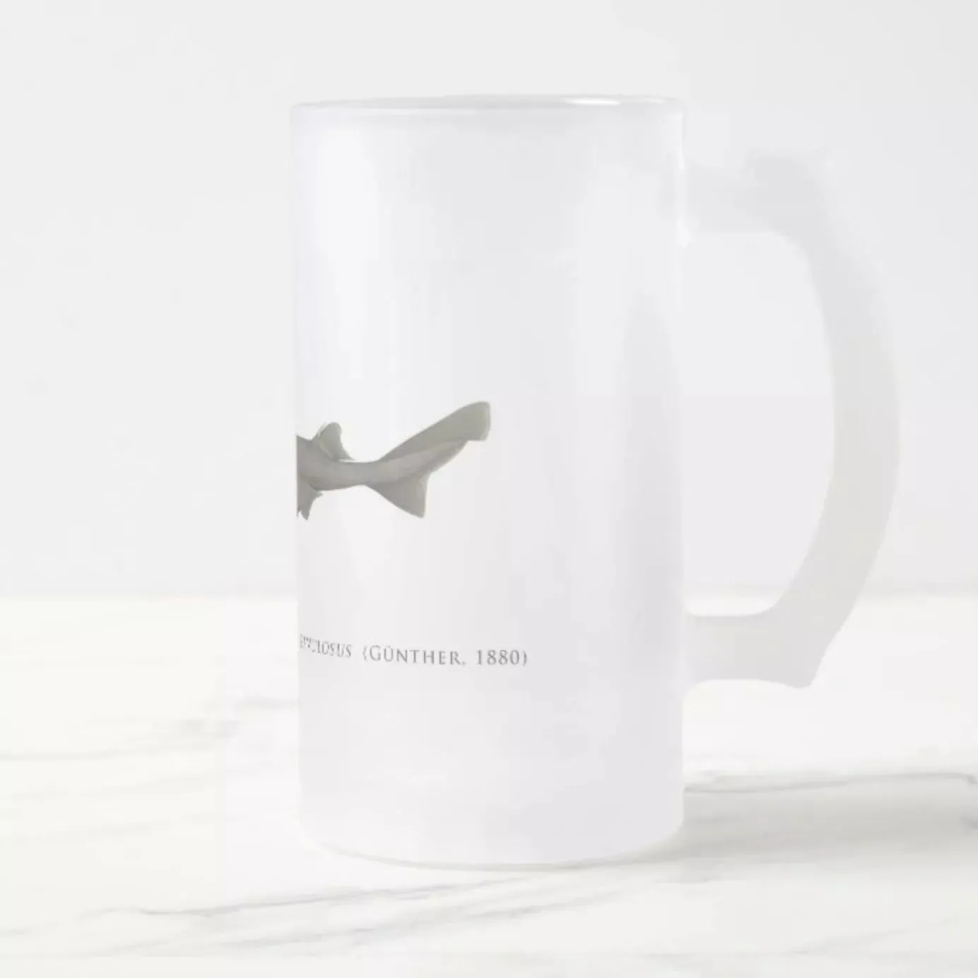Southern Lanternshark - Frosted Glass Stein