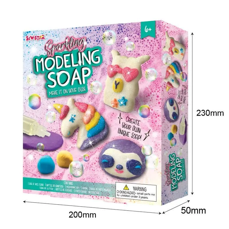 Sparkling Modeling Soap Glowing Creations
