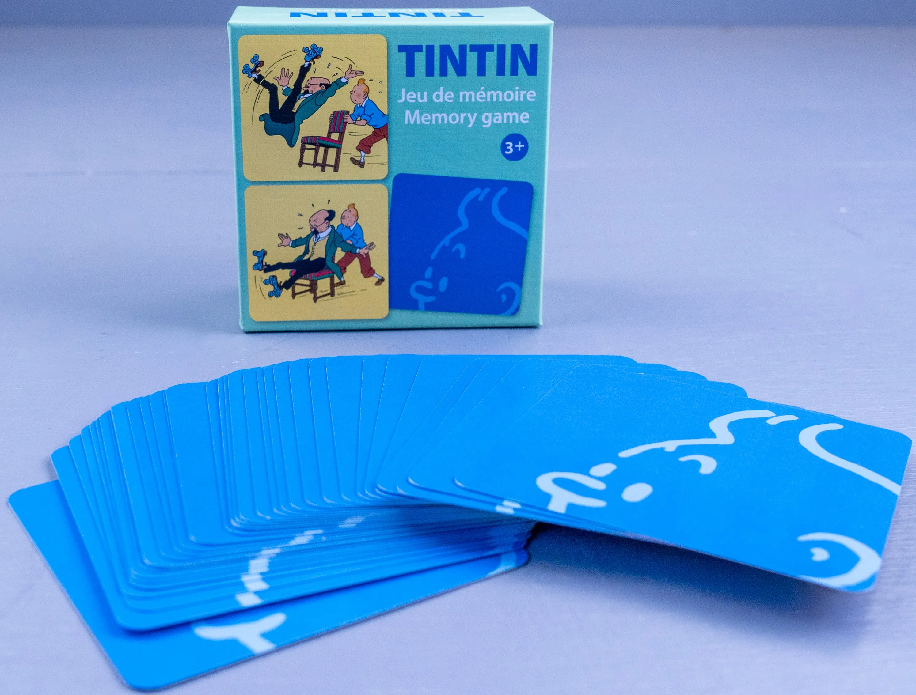 Tintin Moulinsart Memory Game Playing Card Set of 2: Actions/Costumes Cards