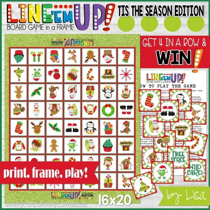 Tis the Season GAME TRIO PRINTABLE