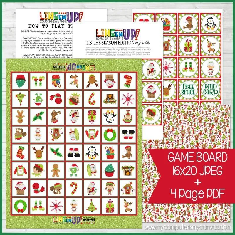 Tis the Season GAME TRIO PRINTABLE