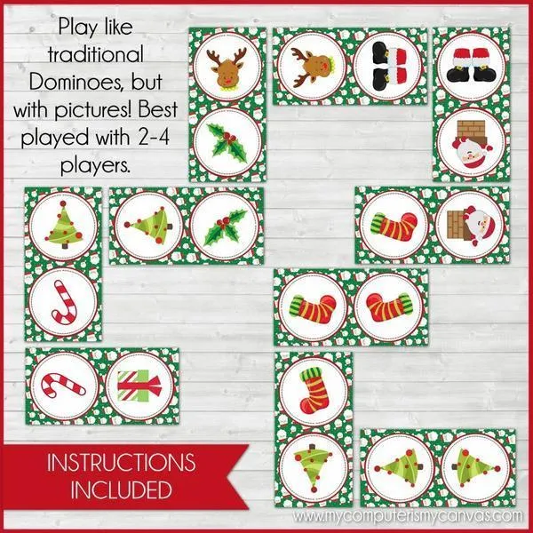 Tis the Season GAME TRIO PRINTABLE