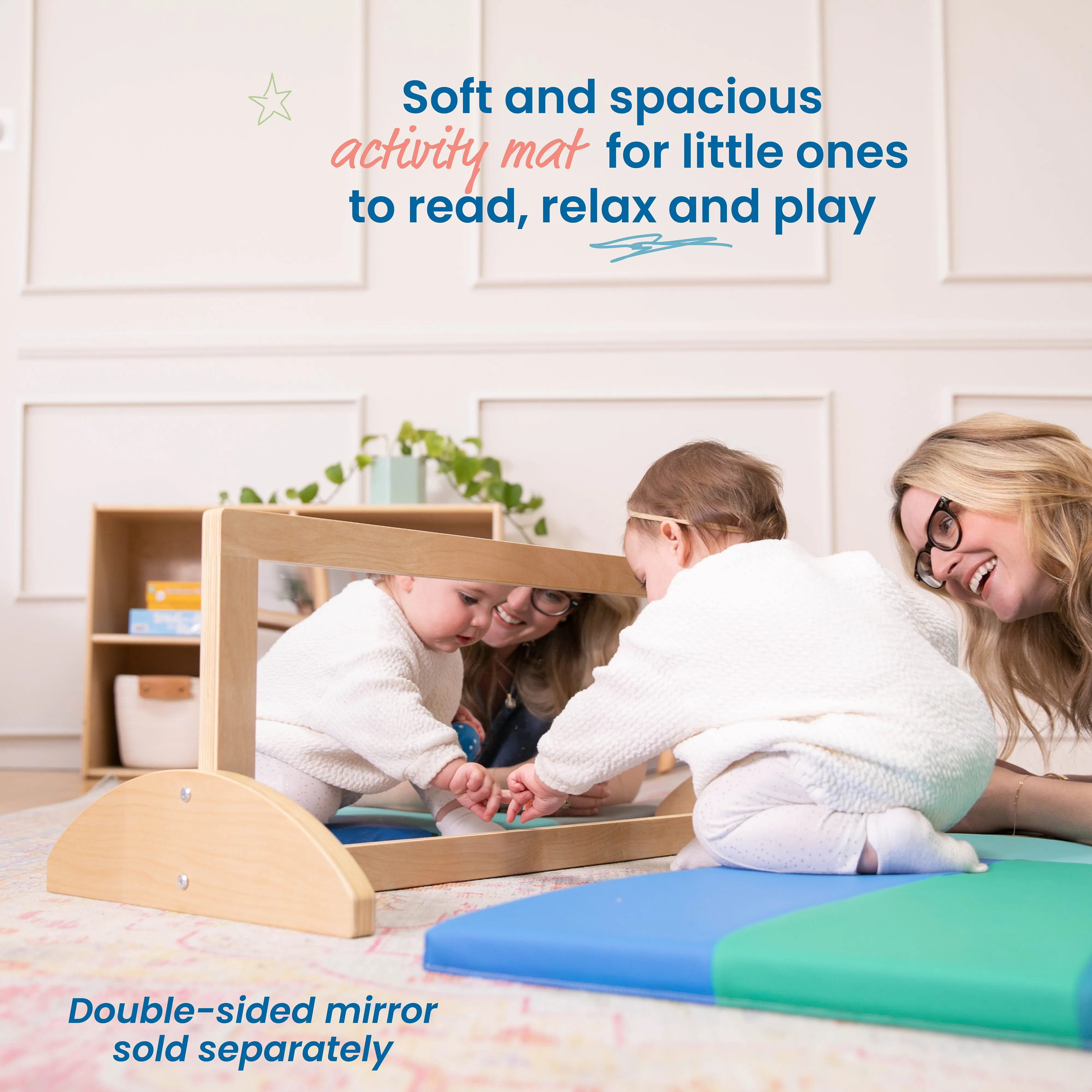 Turning Tiles Activity Mat, Folding Playmat