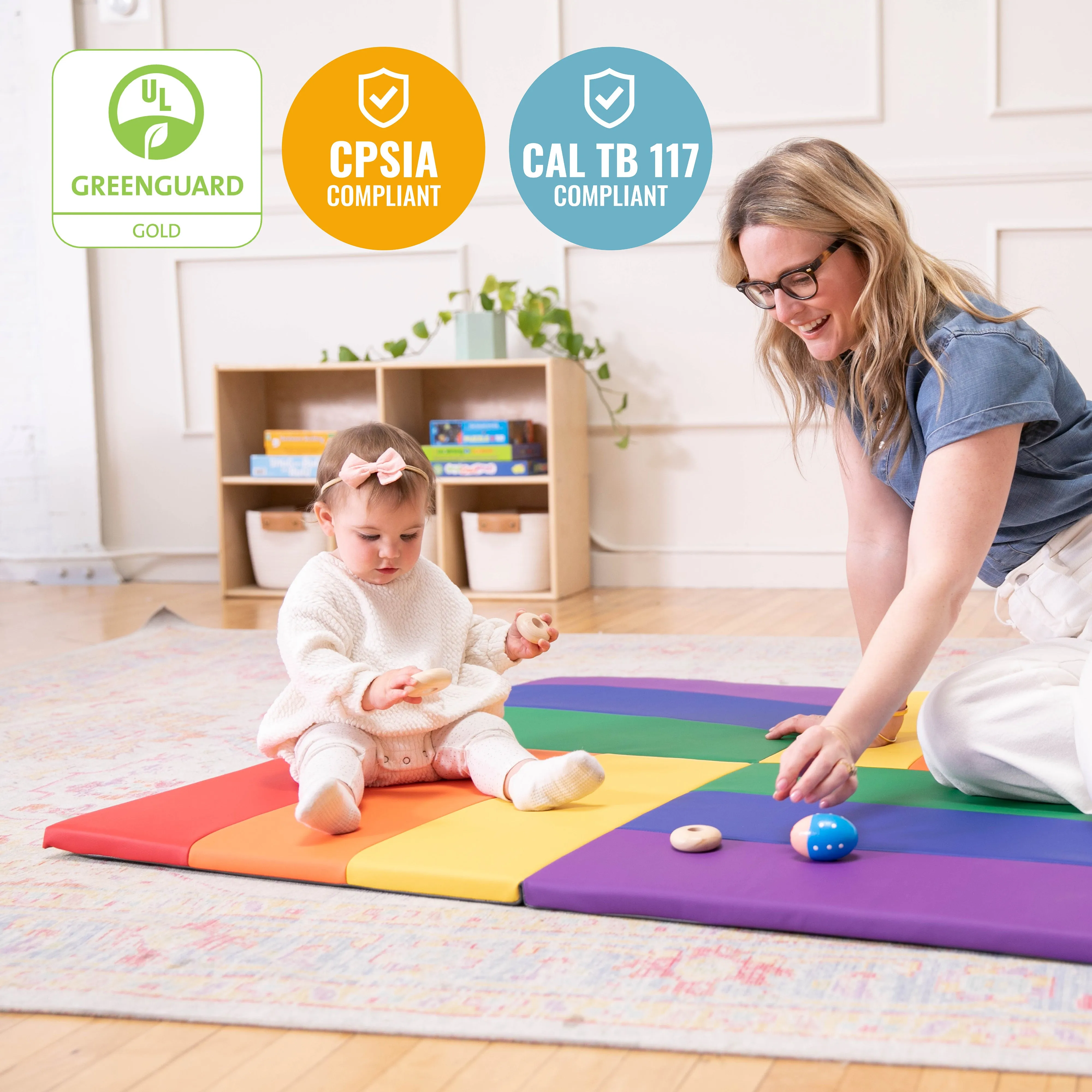 Turning Tiles Activity Mat, Folding Playmat