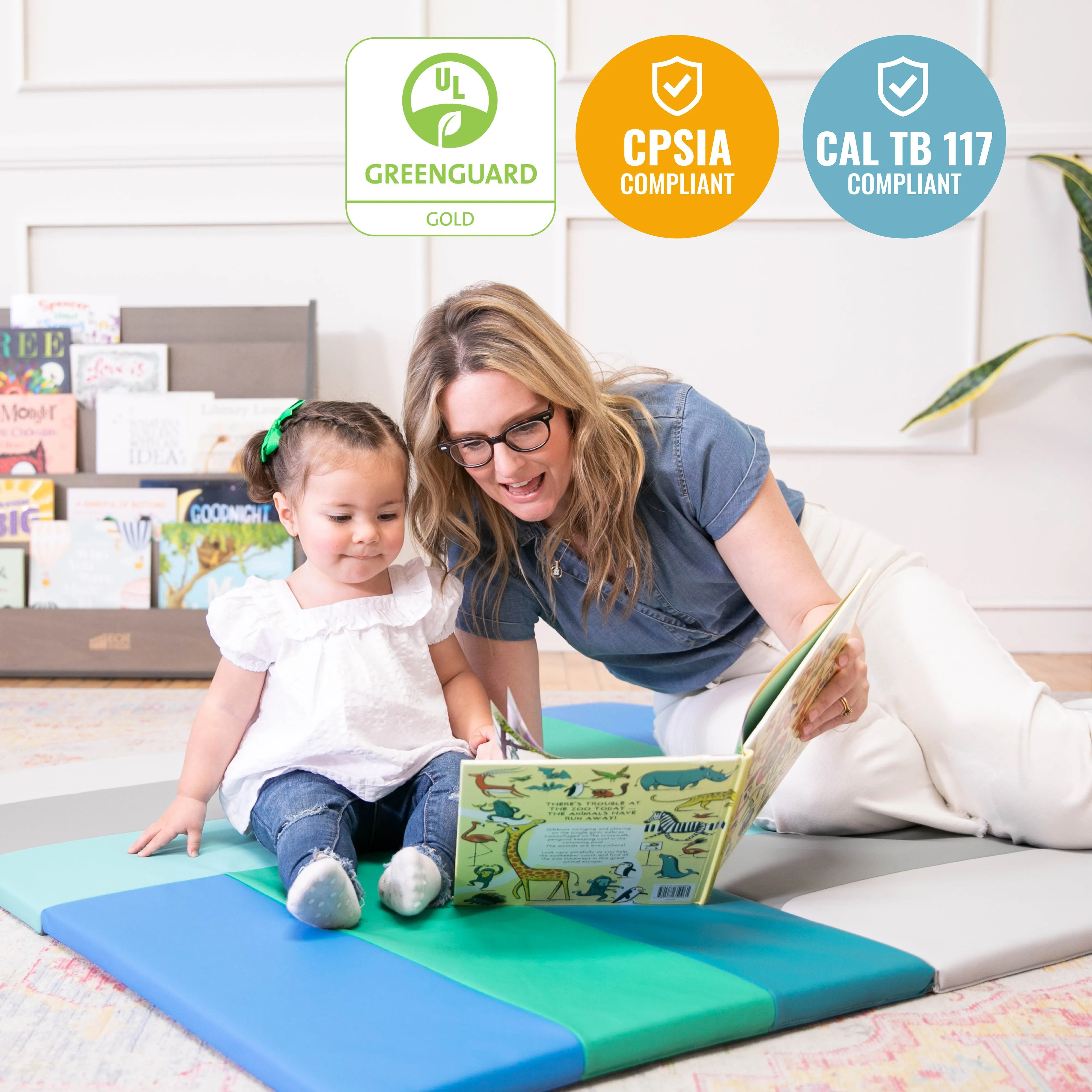 Turning Tiles Activity Mat, Folding Playmat