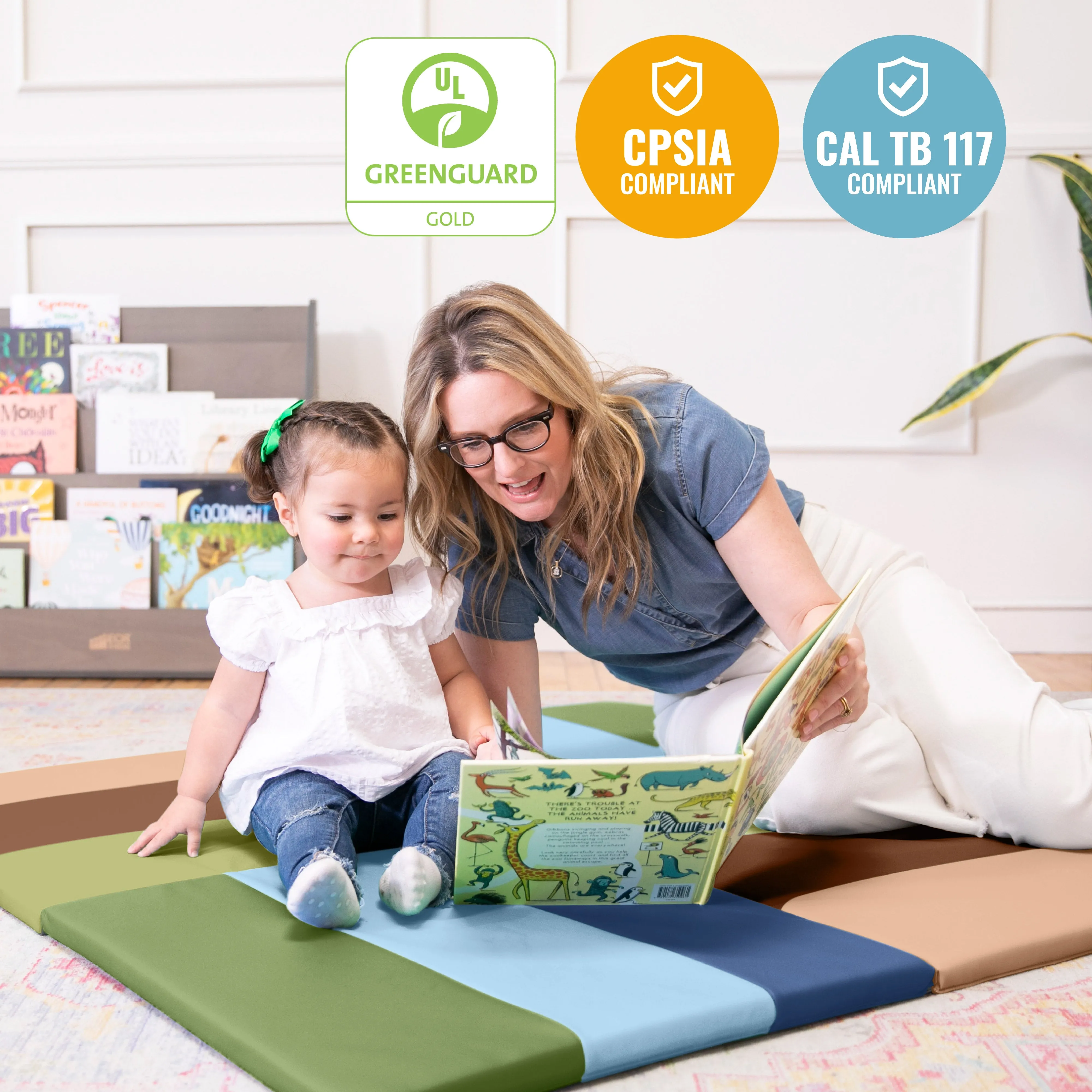 Turning Tiles Activity Mat, Folding Playmat