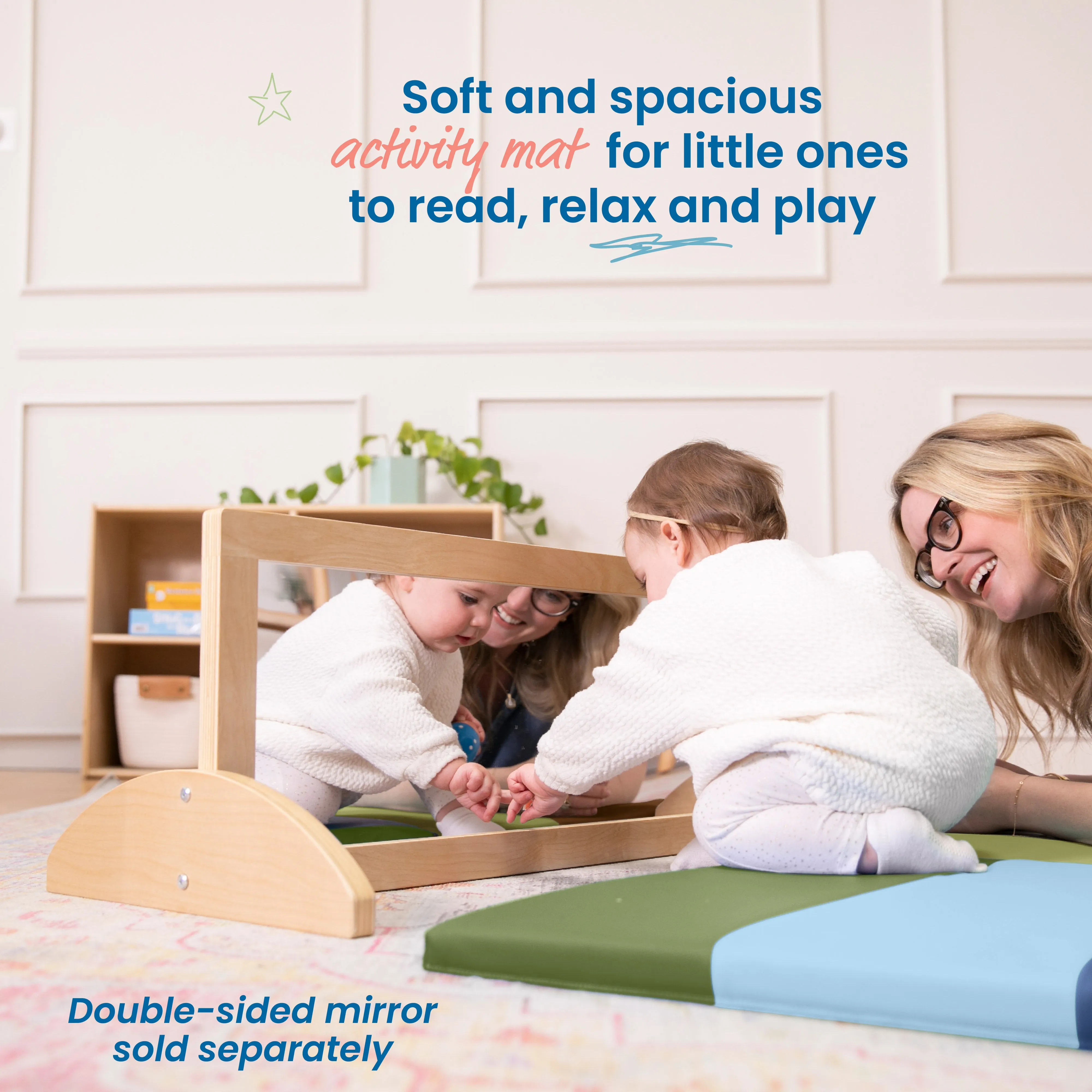 Turning Tiles Activity Mat, Folding Playmat