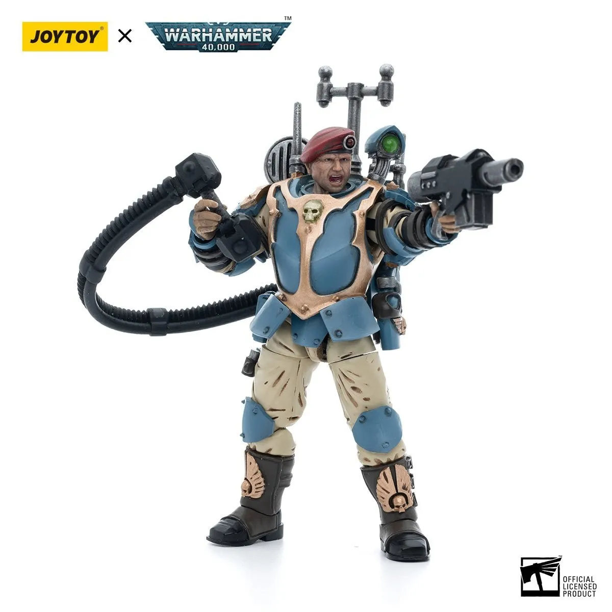 Warhammer 40k Astra Militarum Tempestus Scions Squad 55 Kappic Eagles Vox Operator (1/18 Scale)