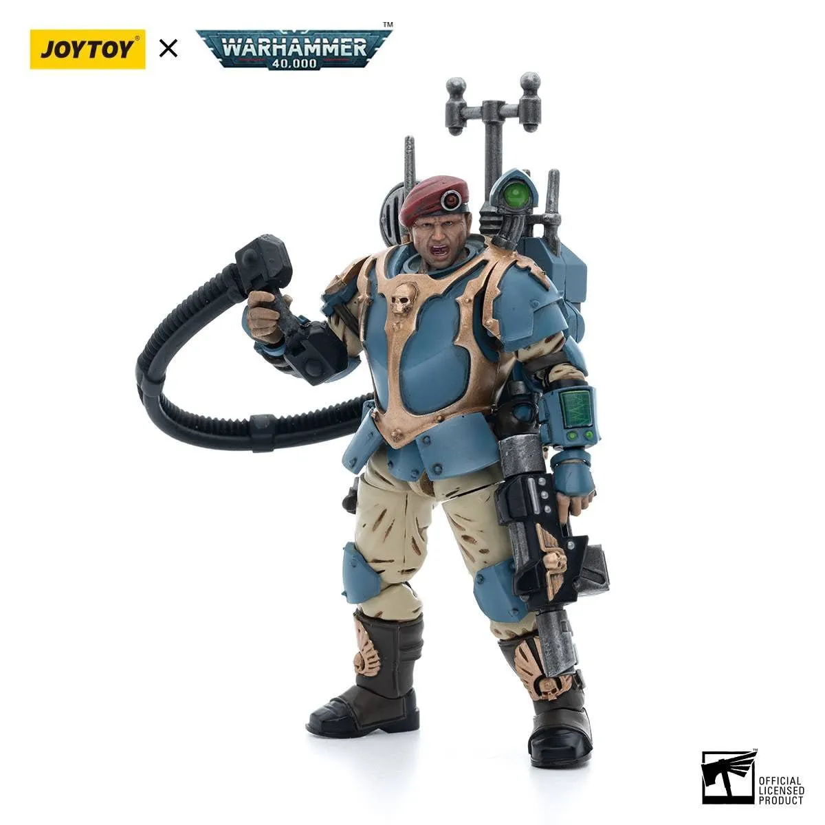 Warhammer 40k Astra Militarum Tempestus Scions Squad 55 Kappic Eagles Vox Operator (1/18 Scale)
