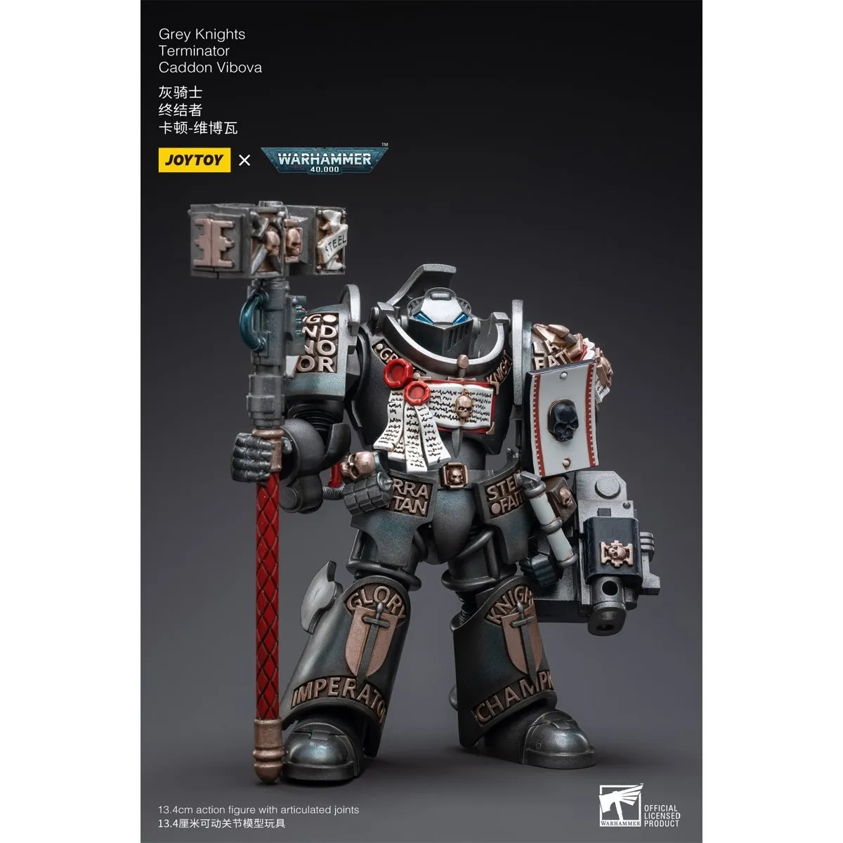 Warhammer 40k Grey Knights Brotherhood Terminator Caddon Vibova (1/18 Scale)