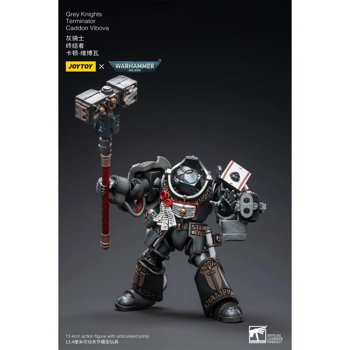 Warhammer 40k Grey Knights Brotherhood Terminator Caddon Vibova (1/18 Scale)