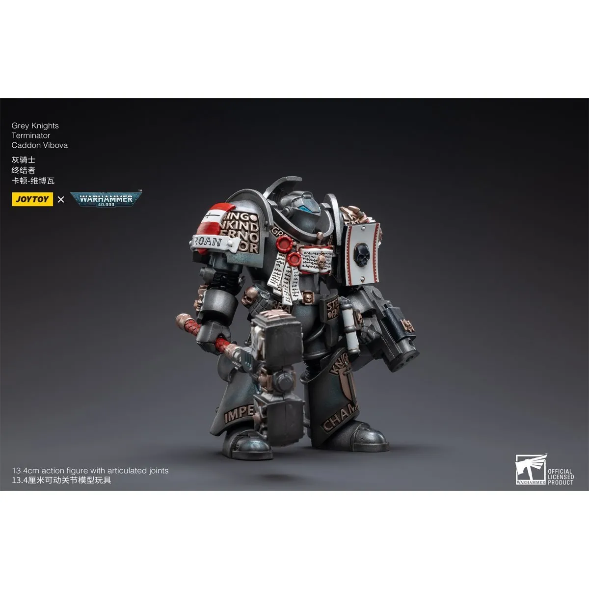 Warhammer 40k Grey Knights Brotherhood Terminator Caddon Vibova (1/18 Scale)