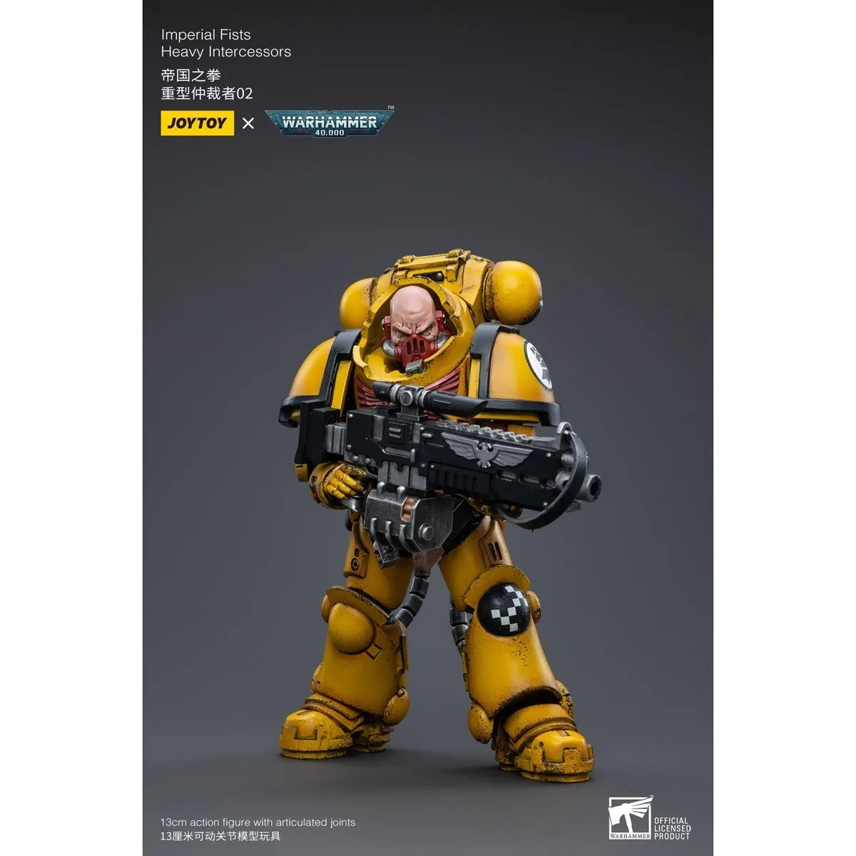 Warhammer 40k Imperial Fists Heavy Intercessors 02 (1/18 Scale)
