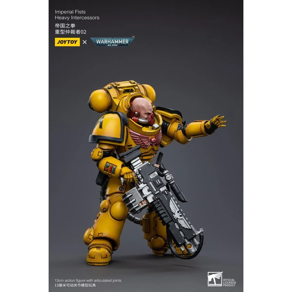 Warhammer 40k Imperial Fists Heavy Intercessors 02 (1/18 Scale)